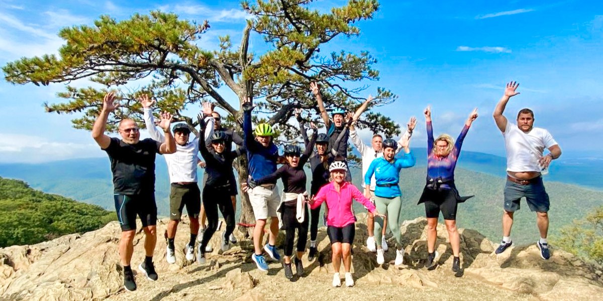 Blue Ridge Parkway group photo